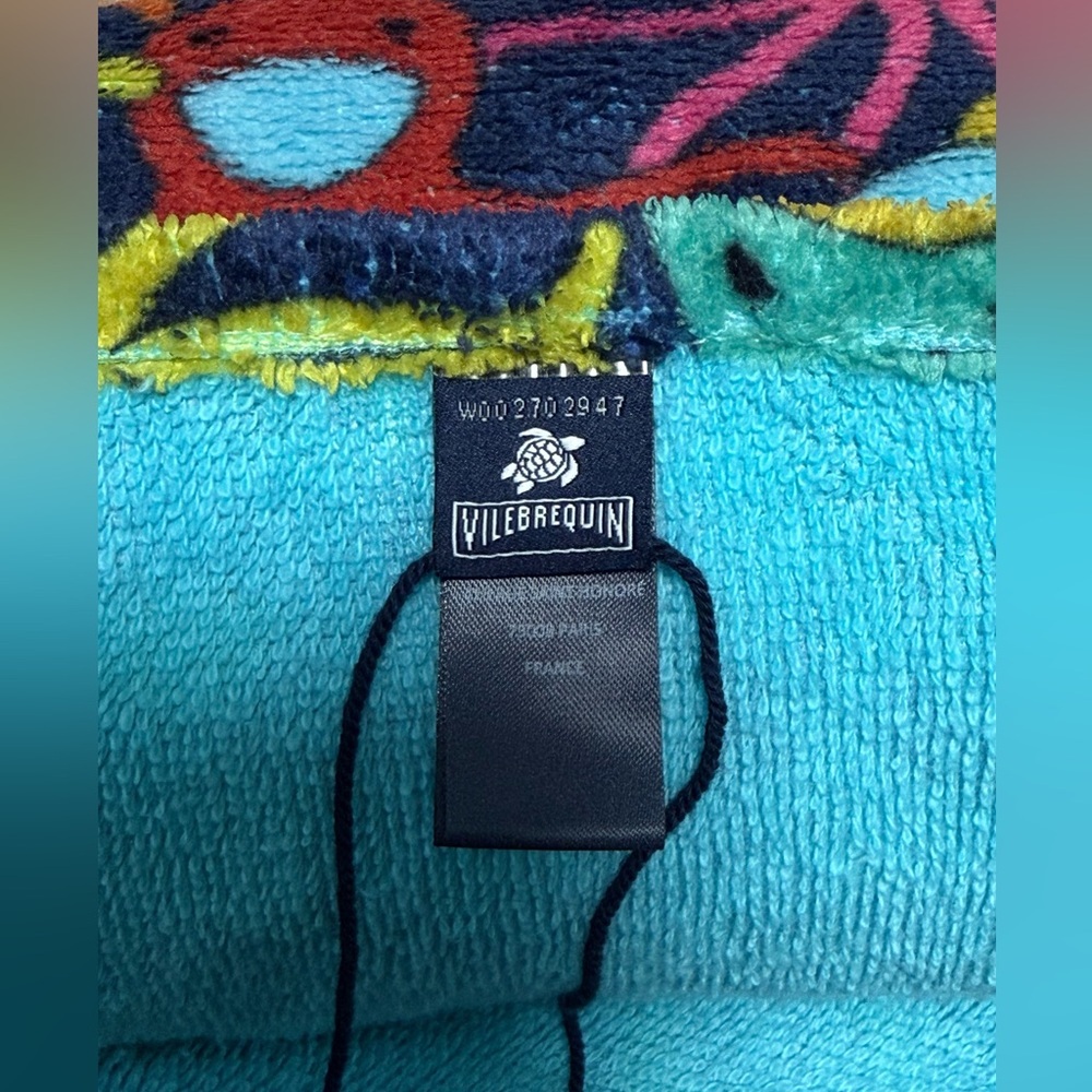 Vilebrequin Blue Marine Octopus Towel - Picture 6 of 7